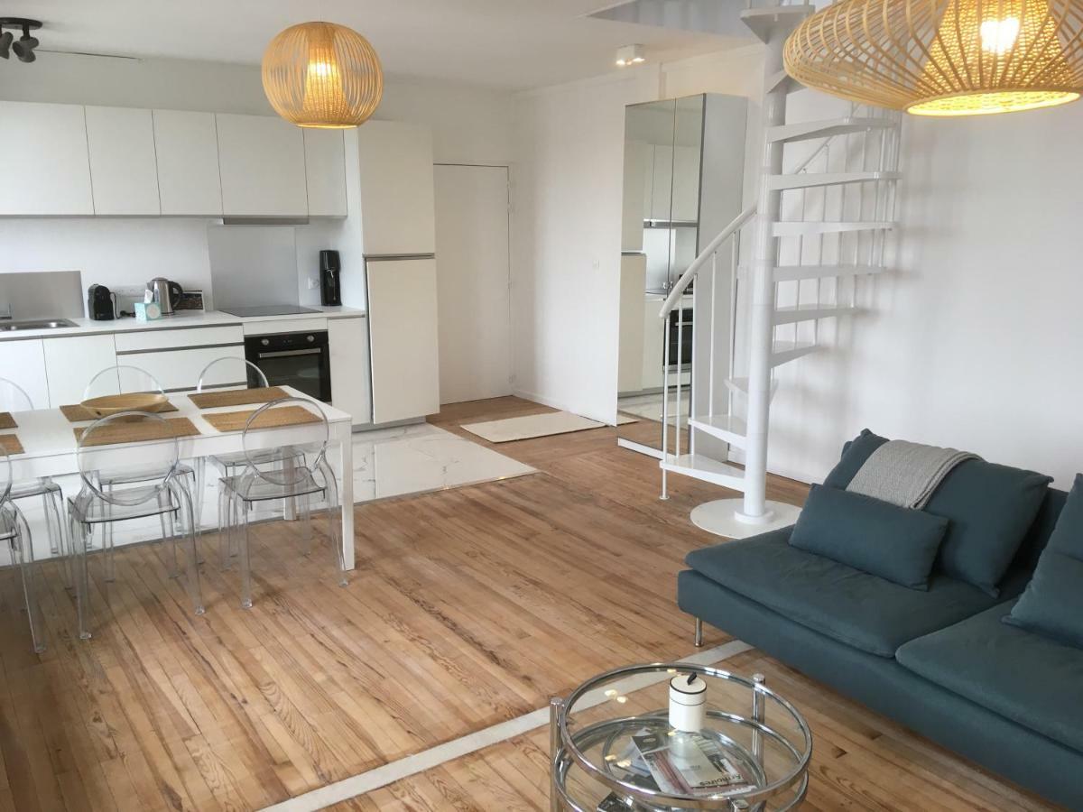 Le Balmoral Exceptionnel Duplex T4 Coeur De Ville A 2 Minutes De La Plage Le Touquet Luaran gambar